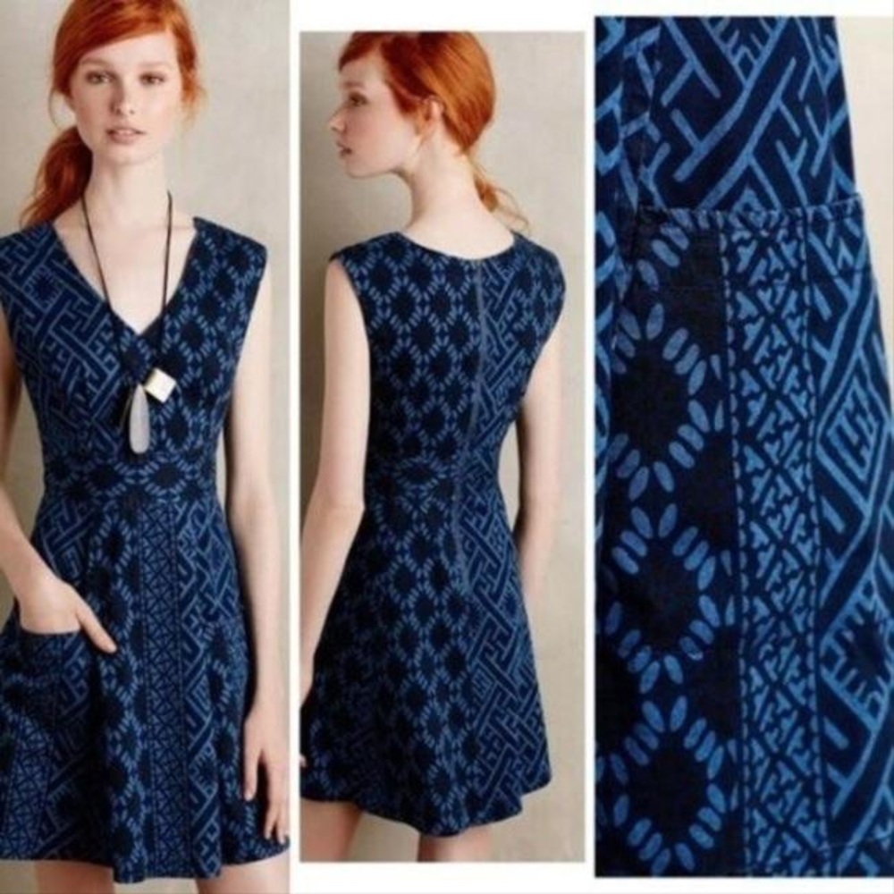 Denim Diamond By Tracy Reese Casual Dress Anthro